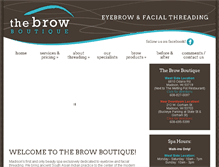 Tablet Screenshot of ibrowboutique.com